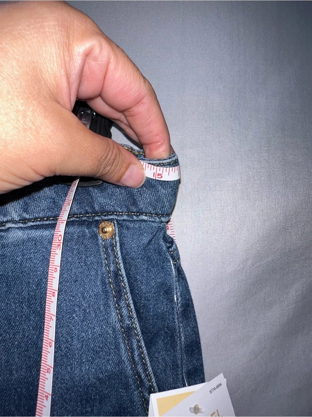 Michael Kors Wide-Leg Flare Jeans in Dark Blue Denim